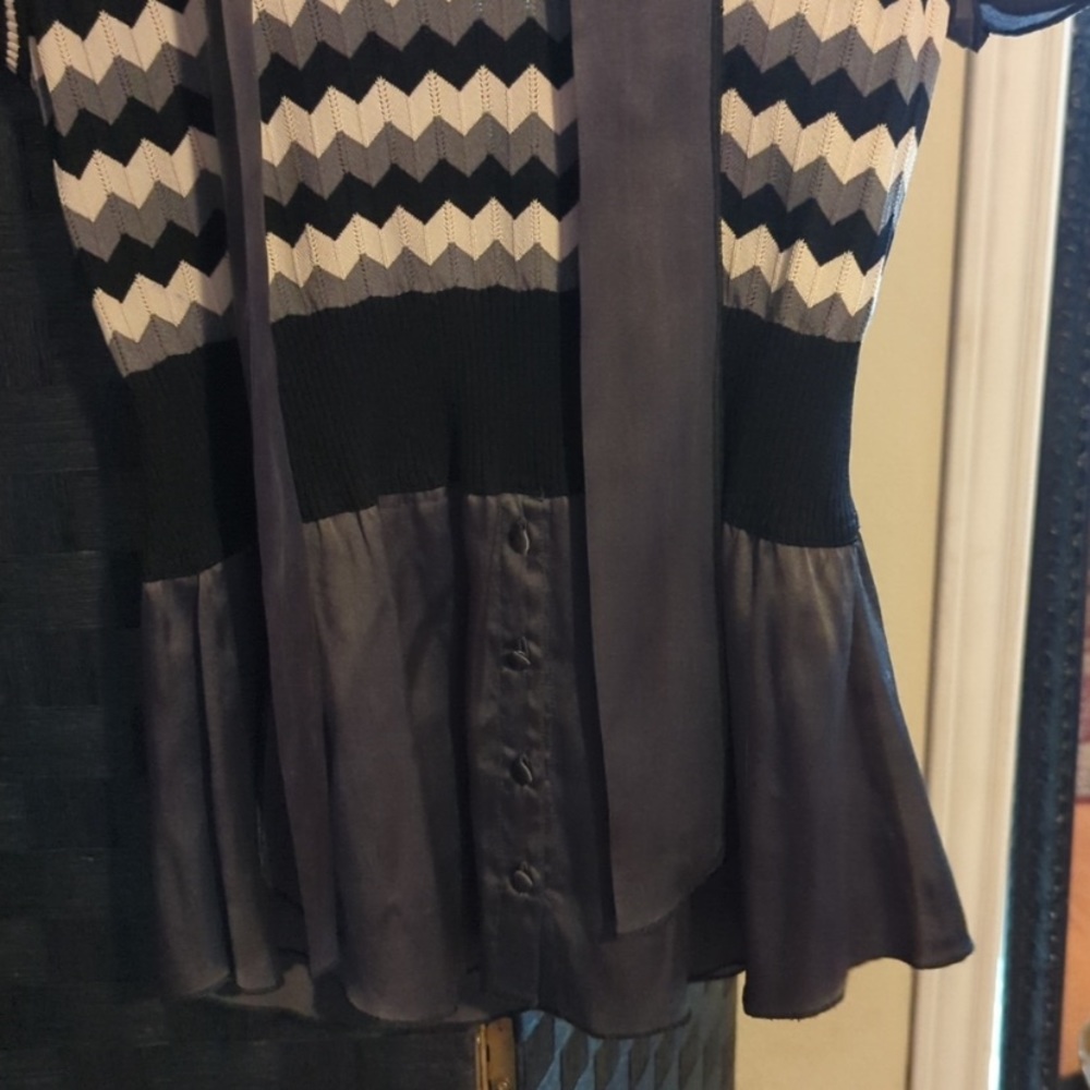 Bebe dressy satin blouse - Picture 3 of 3